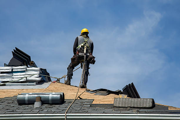 Professional Metal Roofing technician working in Mackey, IN